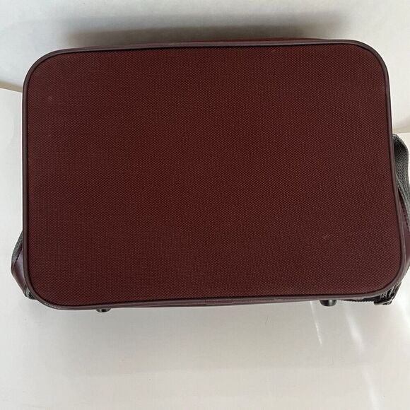 Vintage Samsonite Sentry II Shoulder Bag Carry on Luggage V Leather 15" Softside - Picture 4 of 16
